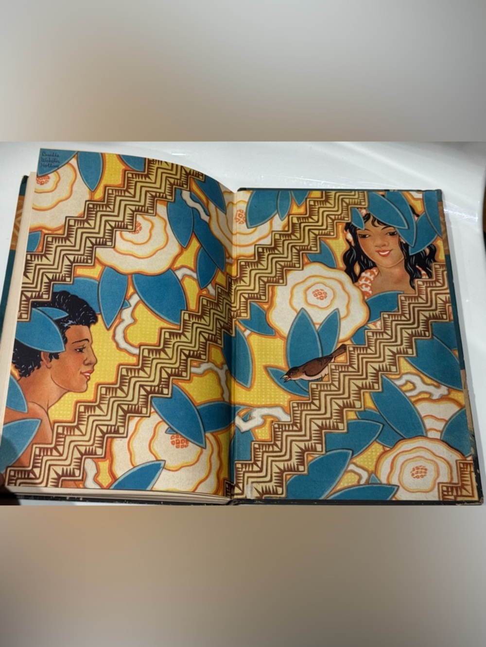 Vintage 1928 KIMO by Alice Cooper Bailey, Hawaii color illustrations HC book - Picture 15 of 16
